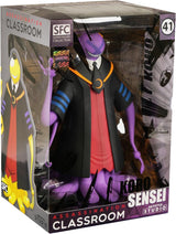Assassination Classroom Purple Koro Sensei SFC PVC verzamelfiguur 7,8 inch hoogte Anime en Sleeve Standbeeld Home Decor Slaapkamer Kantoor Cadeau Beelden en sculpturen Naty Shop