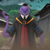 Assassination Classroom Purple Koro Sensei SFC PVC verzamelfiguur 7,8 inch hoogte Anime en Sleeve Standbeeld Home Decor Slaapkamer Kantoor Cadeau Beelden en sculpturen Naty Shop