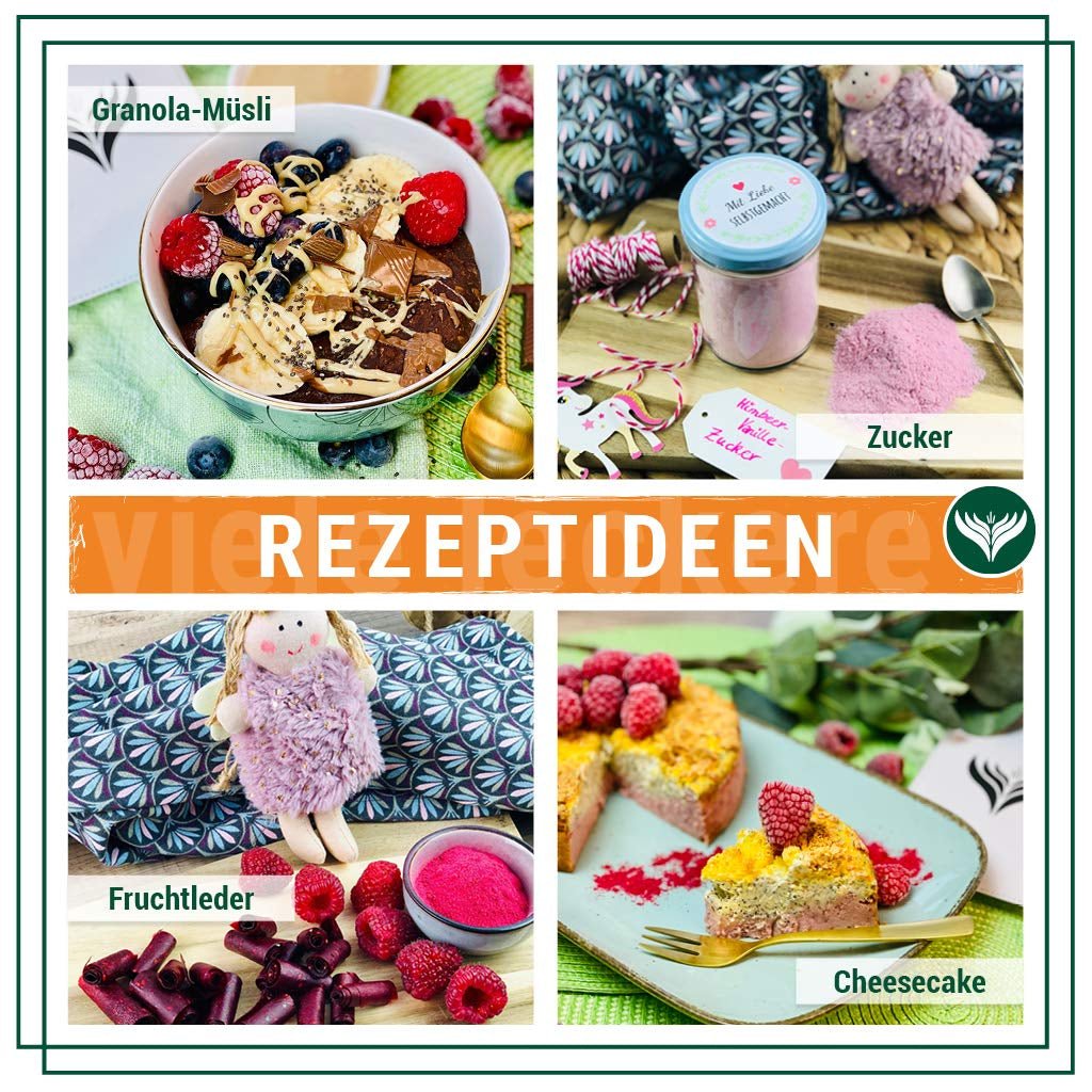 Azafran framboos - gevriesdroogde frambozenstukjes 250g Gedroogde producten Naty Shop