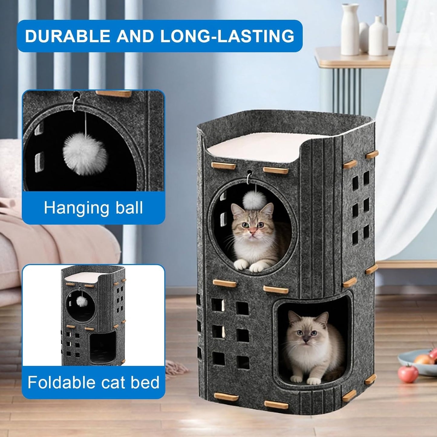Dekens en meubels, Huisdieren, Grotten & Huizen, Katten, Kattenbedden, Katten - bedden, matrassen