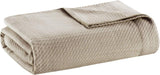 Madison Park 100% Egyptisch katoen Ademende comfortdeken Premium gebreide luxe seizoenslichtgewicht hoes voor slaapbank Volledige/queensize bed Rose Naty Shop Khaki King-dekbedden en dekbedden