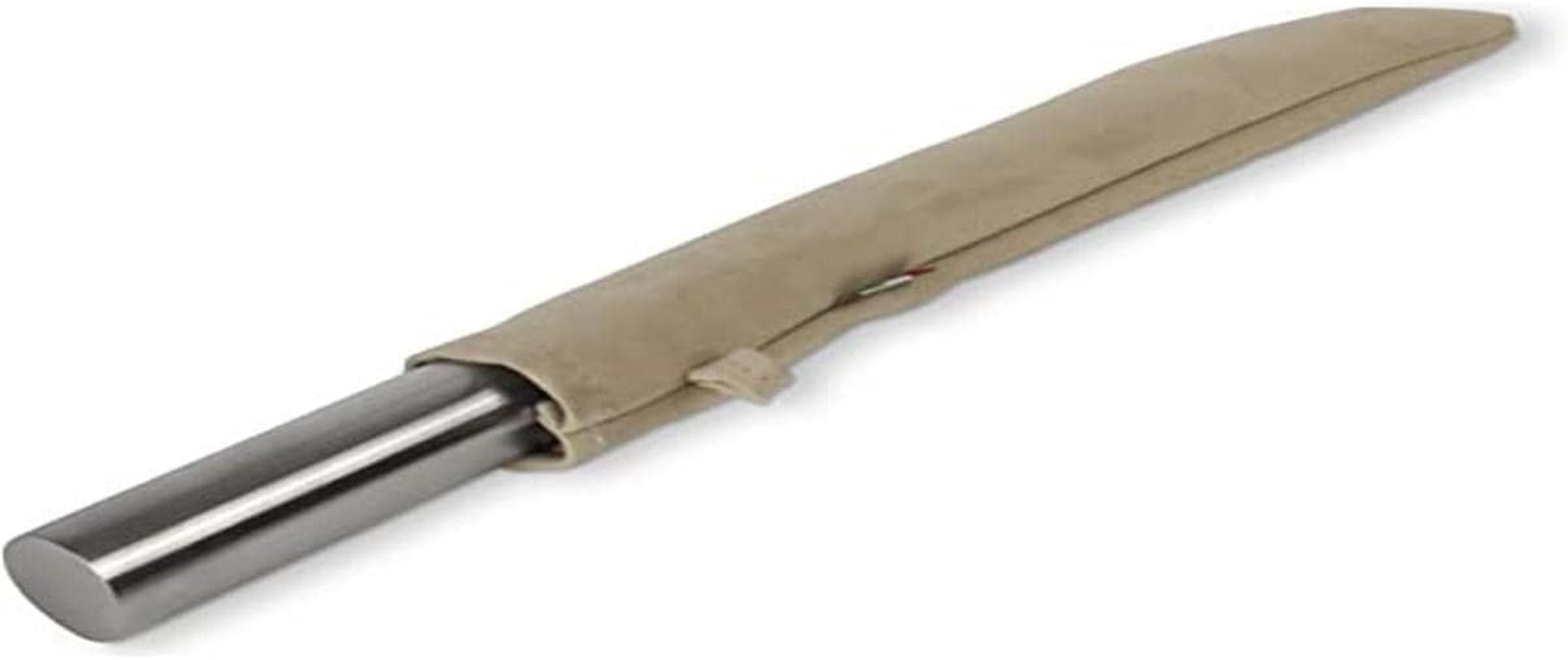 INOXLM roestvrijstalen deegdeeg brood pizza cake deegroller (beige zak)