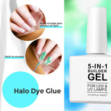 Builder 5 in 1 Builder Gel 15ml, Nail Builder Gel, Nail Builder Gel, UV/LED Nagelverlenging Nagellak, Extensions, Nail Art, Stickers, Gel Nail Builder Gel (wit)
