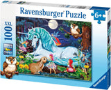 Ravensburger puzzel voor kinderen - 10793 In het betoverde bos - Eenhoornpuzzel voor kinderen vanaf 6 jaar, met 100 stukjes in XXL-formaat Puzzel Naty Shop