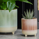 Pot, keramiek, matroze, reactief, H 8,5 cm x D 8 cm