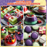 Voedselkleurpoeder - 4 kleuren Voedselkleur, geconcentreerde voedselkleur, Rood Groen Blauw Paars Voedselkleur voor taartdecoratie, bakken, glazuur, dessert, koken - 5G
