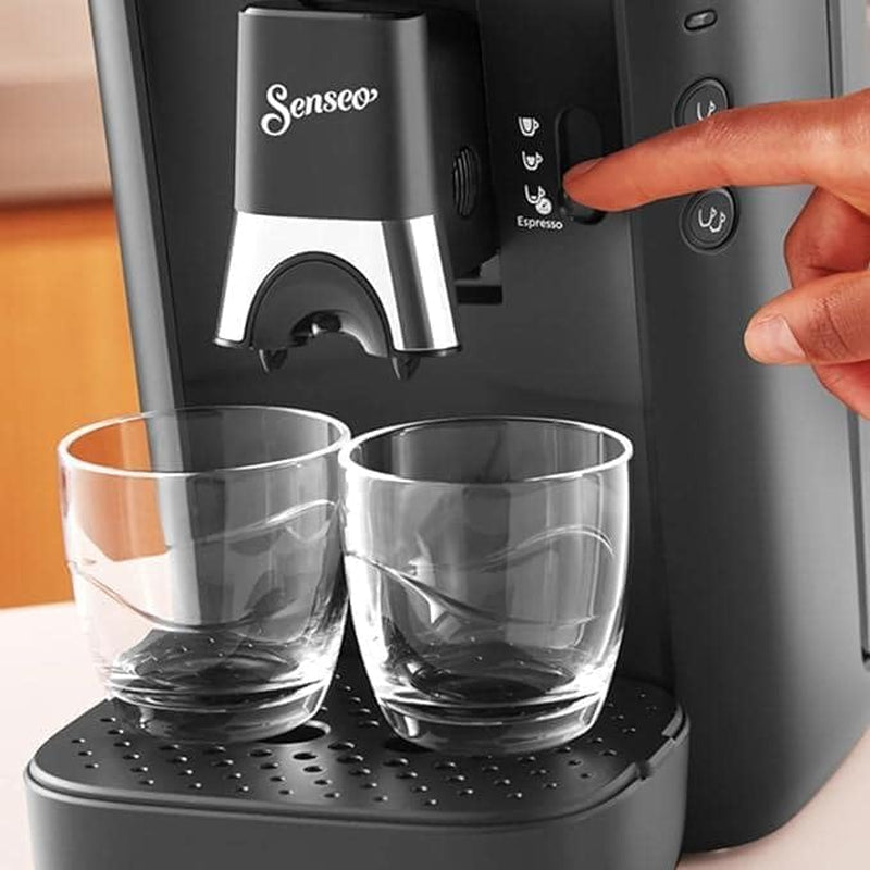 PHILIPS Senseo Maestro Capsule-espressomachine - Intense Plus-technologie, hoogwaardige espresso, ecologisch ontwerp, waterreservoir van 1,2 liter, memofunctie, ontkalkingsindicator (CSA260/60)