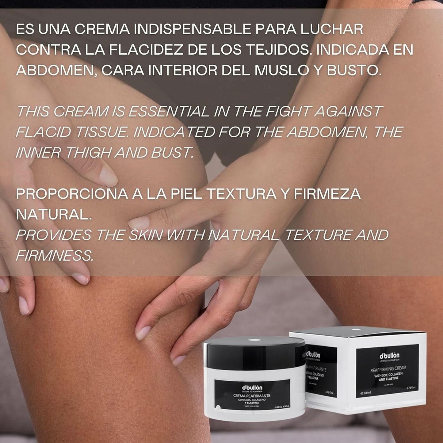 D'Bullón Professionele borstverstevigende crème met soja, collageen en elastine - 200 ml Cosmetica en Schoonheid Naty Shop