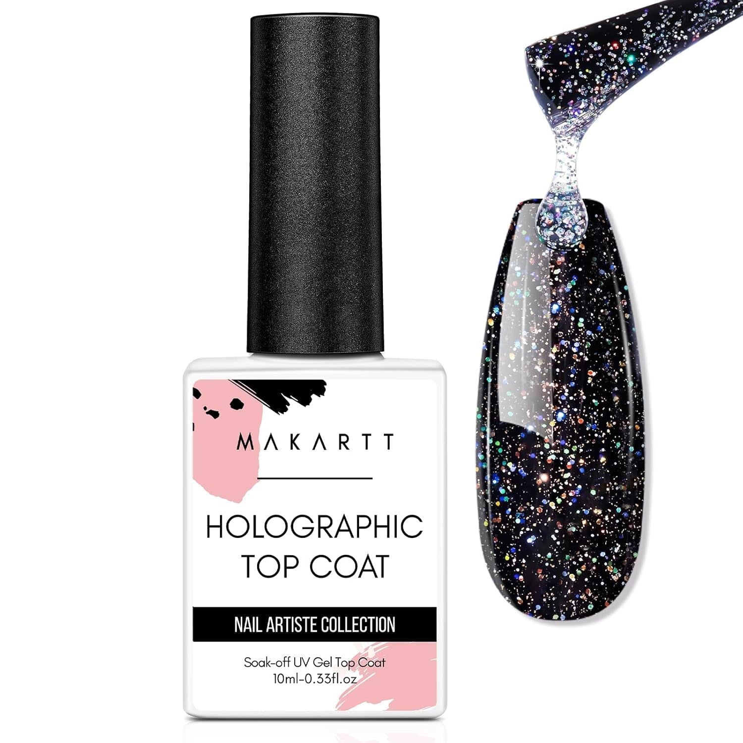 Makartt 3D Nail Art Gel - Strasslijmgel 15G voor nagelsleutelhangers, multifunctionele nagelsculptuurgel voor doe-het-zelf nagelontwerp, nagelsculptuur nagelmodellering thuis (transparant)