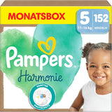Pampers Harmony Luiers Maat 4, 174 Luiers, 9kg-14kg, Zachte huidbescherming met 100% Pampers Protection