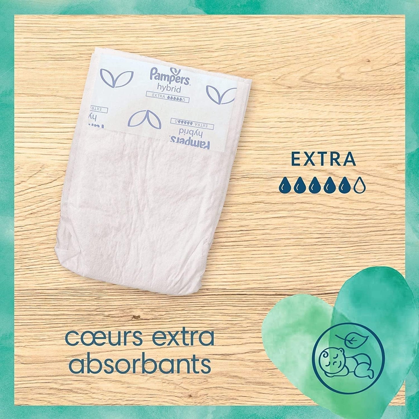 Harmony Hybrid 200 wegwerp beschermende kernen Extra absorptievermogen voor wasbare hybride luiers Beschermen de gevoelige huid van baby's