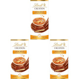 Bar Crème Brûlée Lindt Chocolade Creatie | Crème Brûlée vulling met knapperige karamel, gegarneerd met de fijnste melkchocolade | Chocoladereep | Chocoladegeschenk, 150g