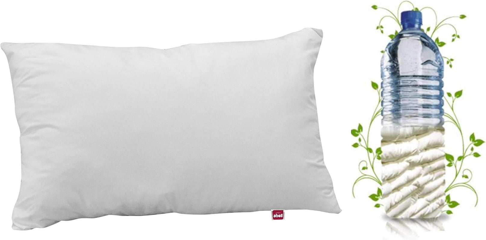 Abeil kussen Dourêve, wit, 45 X 70 Cm, 1 stuk (1 stuk) Standaard kussens Naty Shop Uniek Dourêve zacht kussen