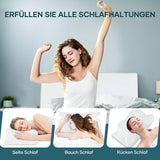 Nekkussen Hoofdkussen Orthopedisch kussen Memory Foam Kussen Ergonomisch hoofdkussen Neksteunkussen Anti-zijwaartse impactkussen voor zij-, rug- en buikslapers Witte cervicale orthopedische kussens Naty Shop