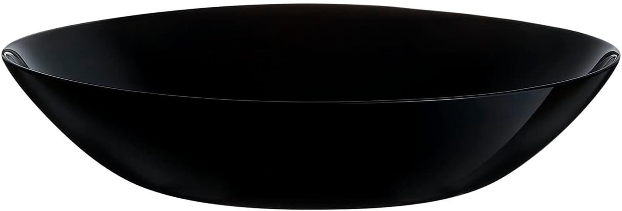 Arcopal Zelie serviesset van zwart glas, 12-delig, 4 plaatsen, zwart