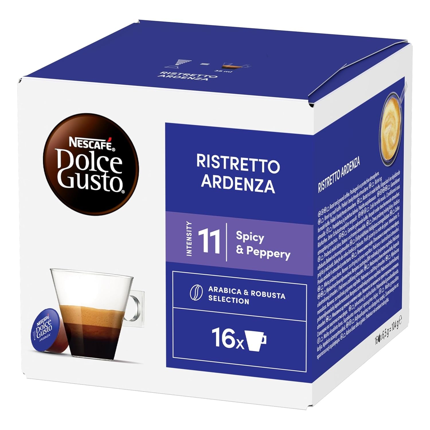 NESCAFÉ DOLCE GUSTO Espresso Ardenza Kaffeekapseln 3er-pakket (3 x 16 Kapseln)