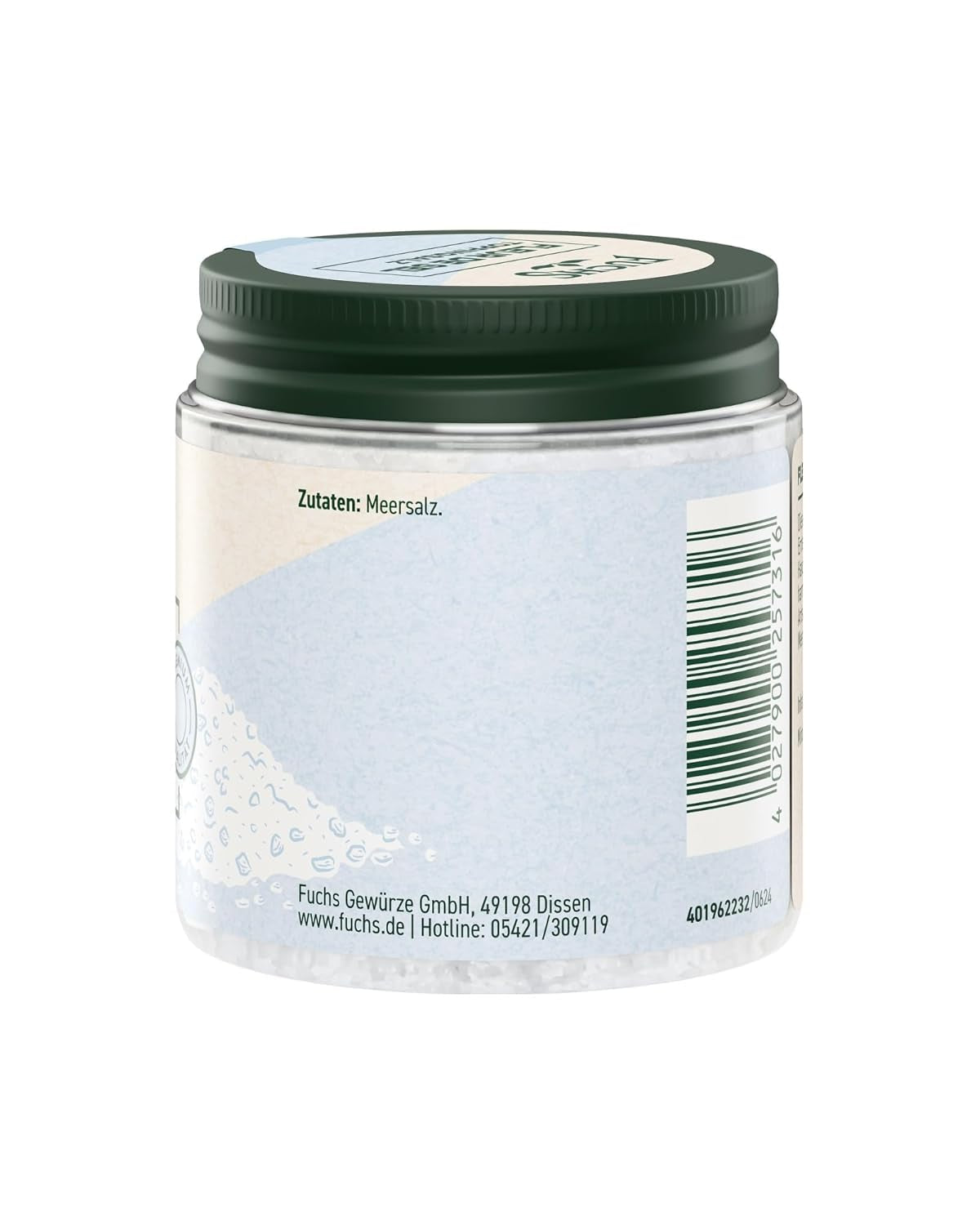 Fuchs Gewürze - Fleur de Sel | Edel toppingzout voor asperges, zeevruchten en vis | Meersalz in Premium Kwaliteit 100 g in wiederverschließbaren Gewürzglas