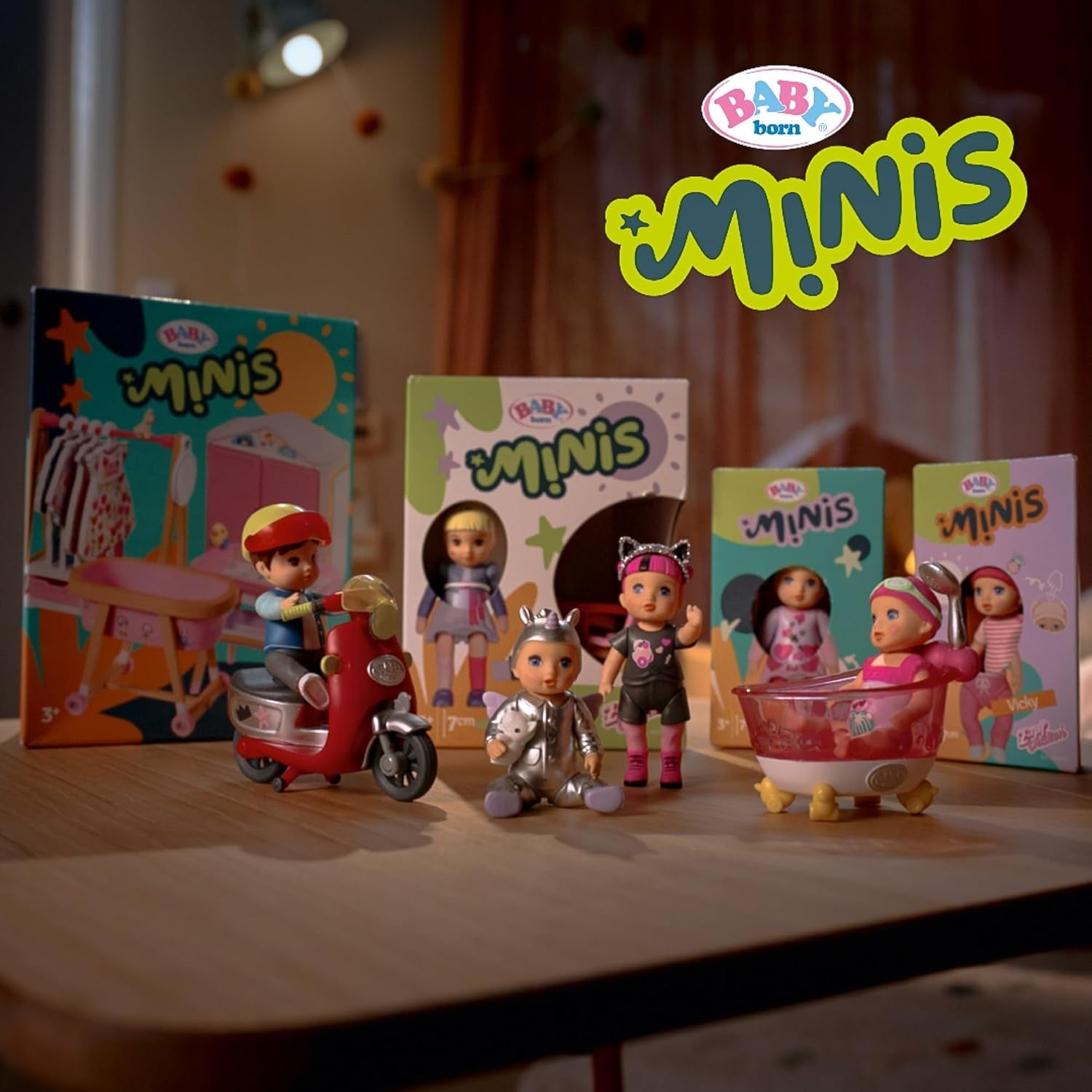BABY Born Minis badkuipspeelset met Minis pop Amy en eend, 906101 Zapf Creation Dolls Naty Shop