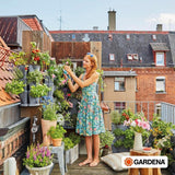 Adapter voor Gardena-apparaten: Aansluiting op het originele Gardena-systeem voor bewateringsapparaten met binnendraad, geschikt voor 26,5 mm draad (G 3/4"), in doos (2921-20), Zwart
