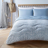 Night Lark dekbed zonder dekbed Super King 6 Tog lente zomer - abstracte golven. Superzachte, comfortabele en lichtgewicht deken. Machinewasbaar en sneldrogend, alles-in-één omkeerbare kussensloopset Naty Shop Quilts & Quilts Abstract Waves Super King