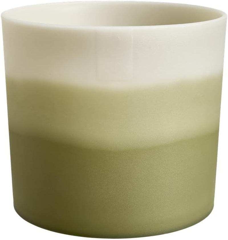 Ronde pot elho Kleurverloop 16cm - voor binnengebruik - 100% gerecycled plastic - Ø 15,9 x H 14,7 - Groen/Bamboegroen