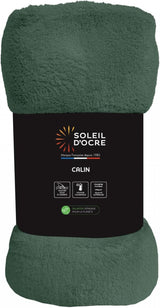 Soleil D'Ocre, flanellen deken, 220 X 240 Cm, Calin, bruin Dekbedden en dekbedden Naty Shop Persimon 180 X 220 Cm