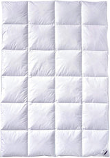 Billerbeck Martina® donzen dekbed - Trooster 135 X 200 Cm - Trooster voor alle seizoenen - Geschikt voor mensen met een allergie - 90% ganzendons, 10% ganzenveren - Witte dekbedden en dekbedden Naty Shop Warm (W) 135 X 200 Cm