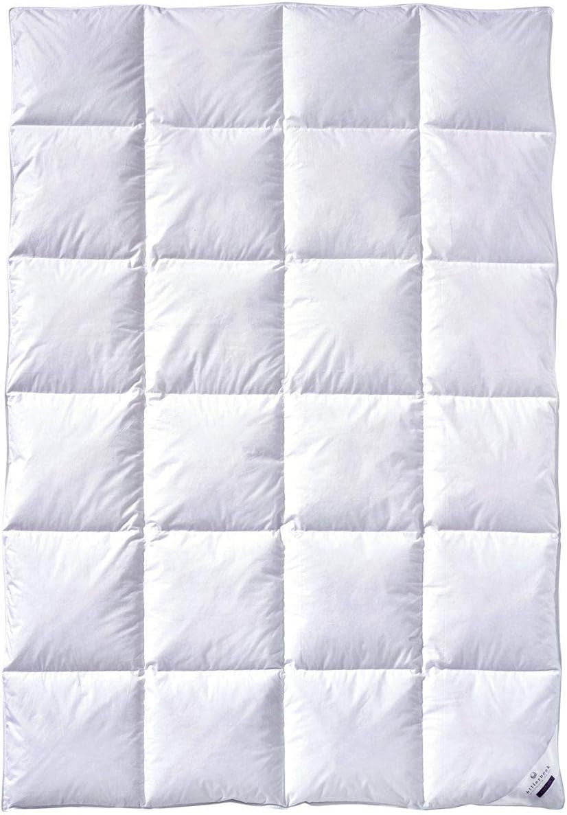 Billerbeck Martina® donzen dekbed - Trooster 135 X 200 Cm - Trooster voor alle seizoenen - Geschikt voor mensen met een allergie - 90% ganzendons, 10% ganzenveren - Witte dekbedden en dekbedden Naty Shop Warm (W) 135 X 200 Cm