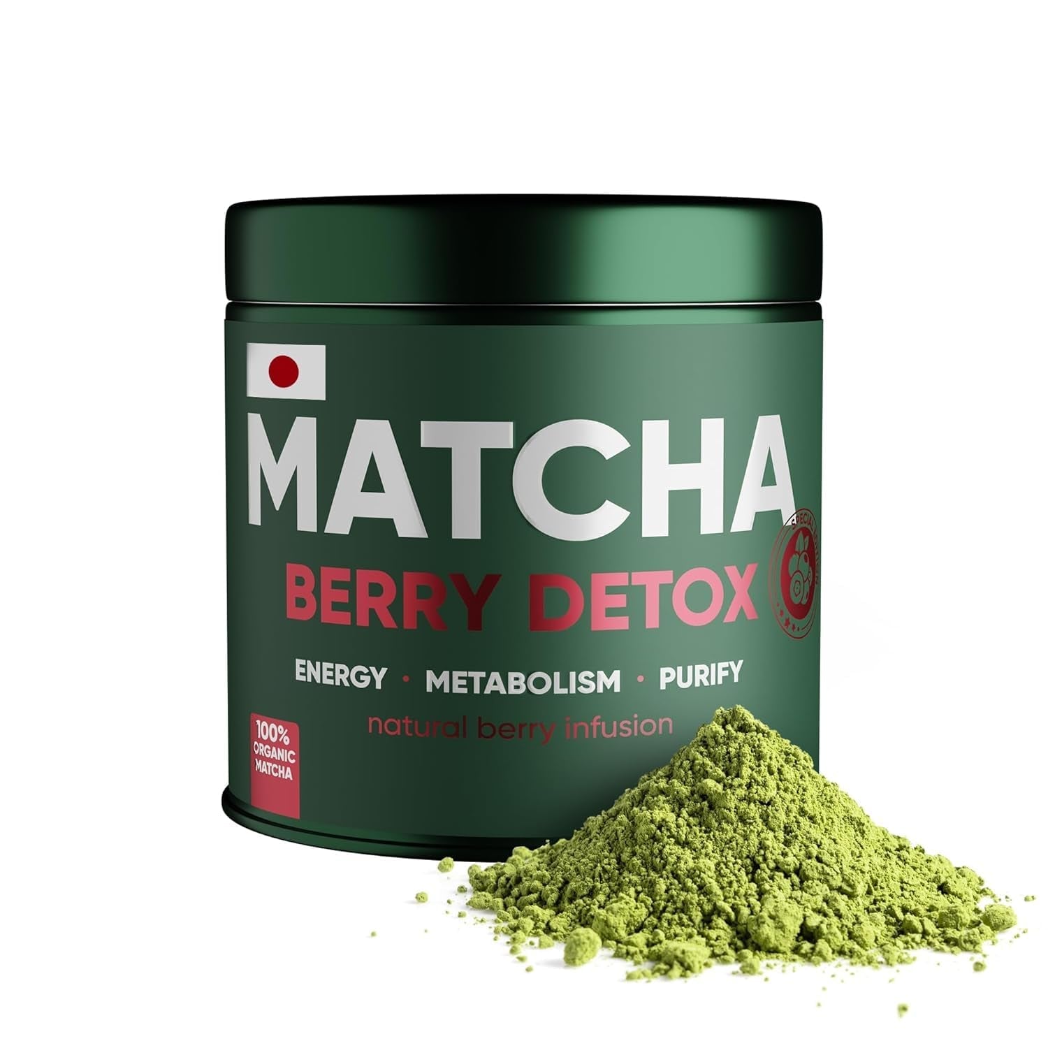 WOW TEA Matcha poeder - fijn poeder uit Japan met frisse smaak - ideaal voor Matcha thee, lattes of smoothies - geen toevoegingen (detox)