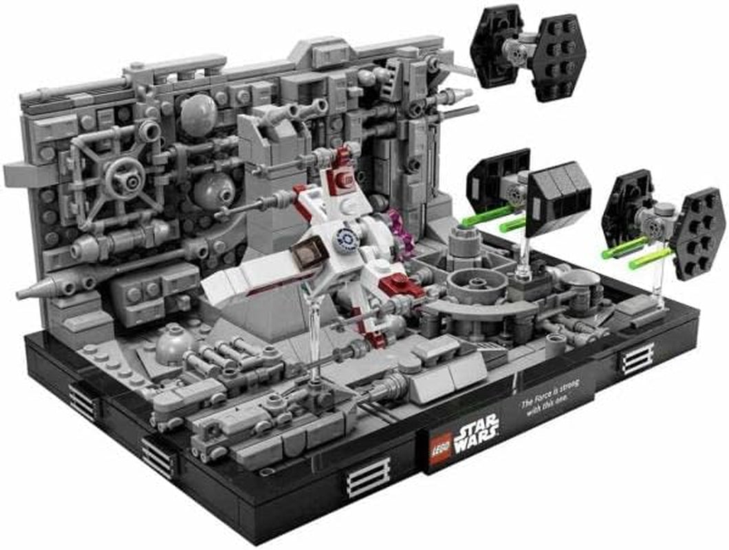 LEGO 75329 Star Wars Death Star Trench Run Diorama-set, Luke Skywalker's X-Wing-model voor volwassenen, A New Hope Fan-merchandise, kamerdecoratie, cadeaubouwsets bij LEGO-Store