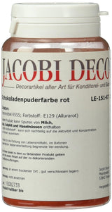 Cake Company Vetoplosbaar poeder Rode kleurstof (1 x 25 g) | Ideaal voor het kleuren van voedsel. Metallic effect