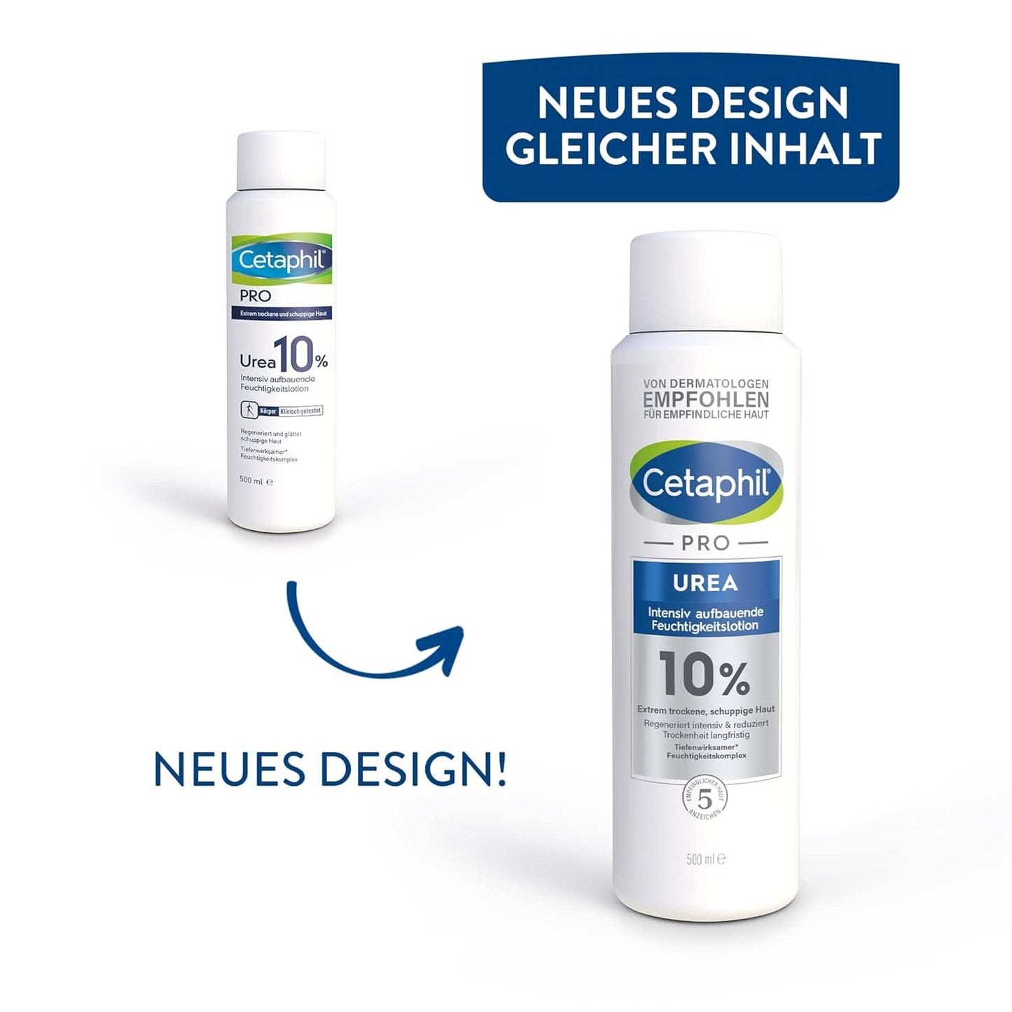 CETAPHIL PRO Urea 10% Intensief herstellende vochtinbrengende lotion, 500ml Cosmetica en Schoonheid Naty Shop