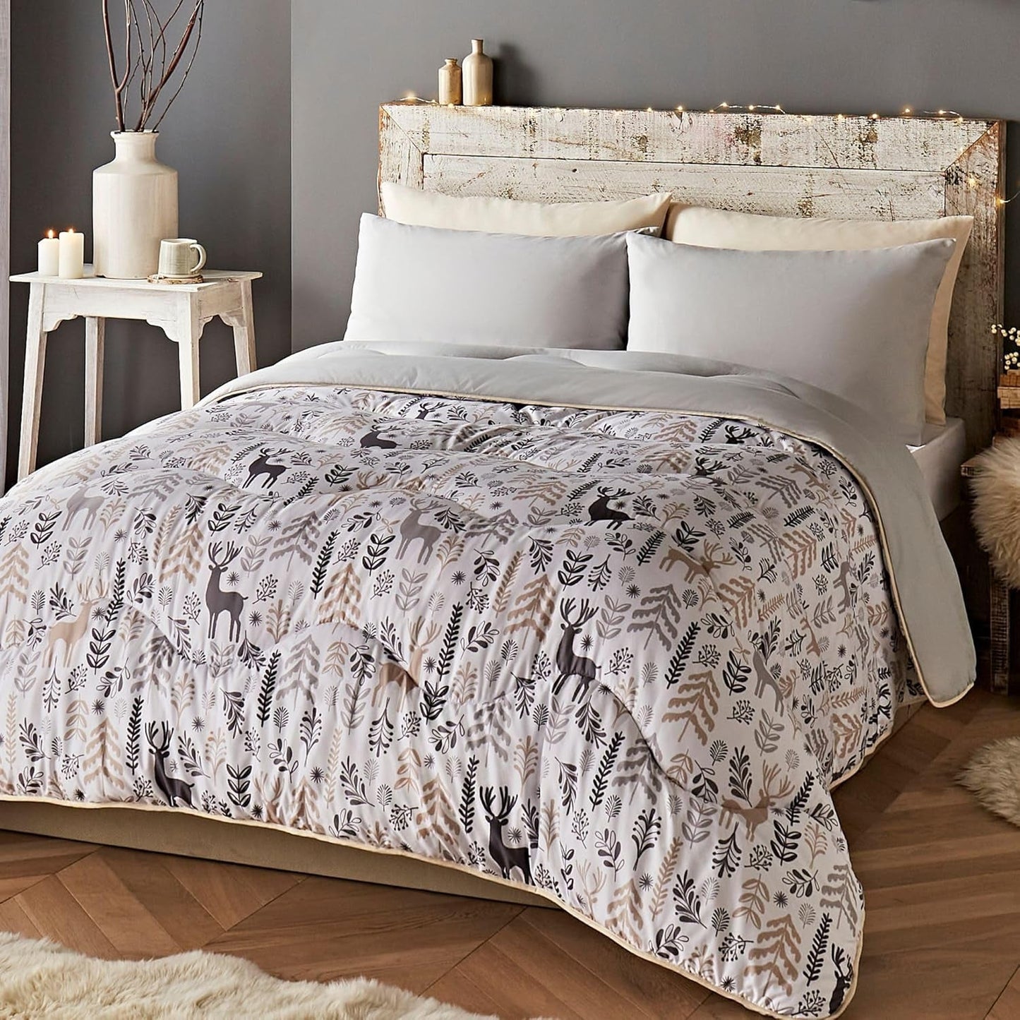 Night Lark Cozy Sherpa Fleece deken, klassieke rode tartan, 9 Tog, luxueus, pluizig, dik en omkeerbaar, perfect voor bank, bed, bank, bank. Hypoallergeen, wasbaar in de machine. Afmetingen: bedden en dekbedden Night Lark Winter Scandi King Size