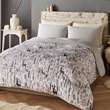 Night Lark Cozy Sherpa Fleece deken, klassieke rode tartan, 9 Tog, luxueus, pluizig, dik en omkeerbaar, perfect voor bank, bed, bank, bank. Hypoallergeen, wasbaar in de machine. Afmetingen: bedden en dekbedden Night Lark Winter Scandi King Size