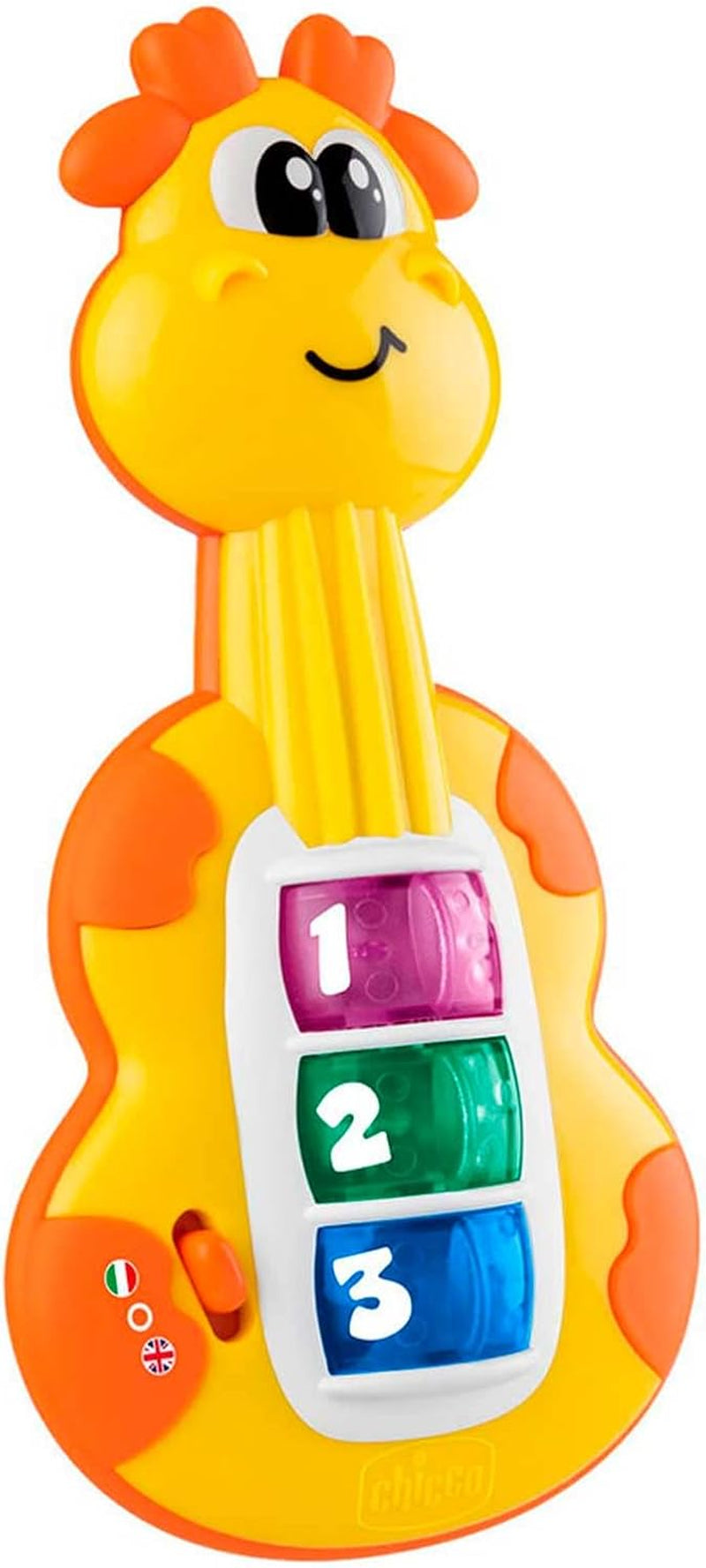 Chicco Giraffe Gitaar Baby Rammelaar Grappig Piano Babyspeelgoed 3 Toetsen 12 Liedjes Elektronisch Muziekspeelgoed Ideaal voor 6 Maanden Baby Geel Bebe Naty Shop Speelgoed Standaard Titel