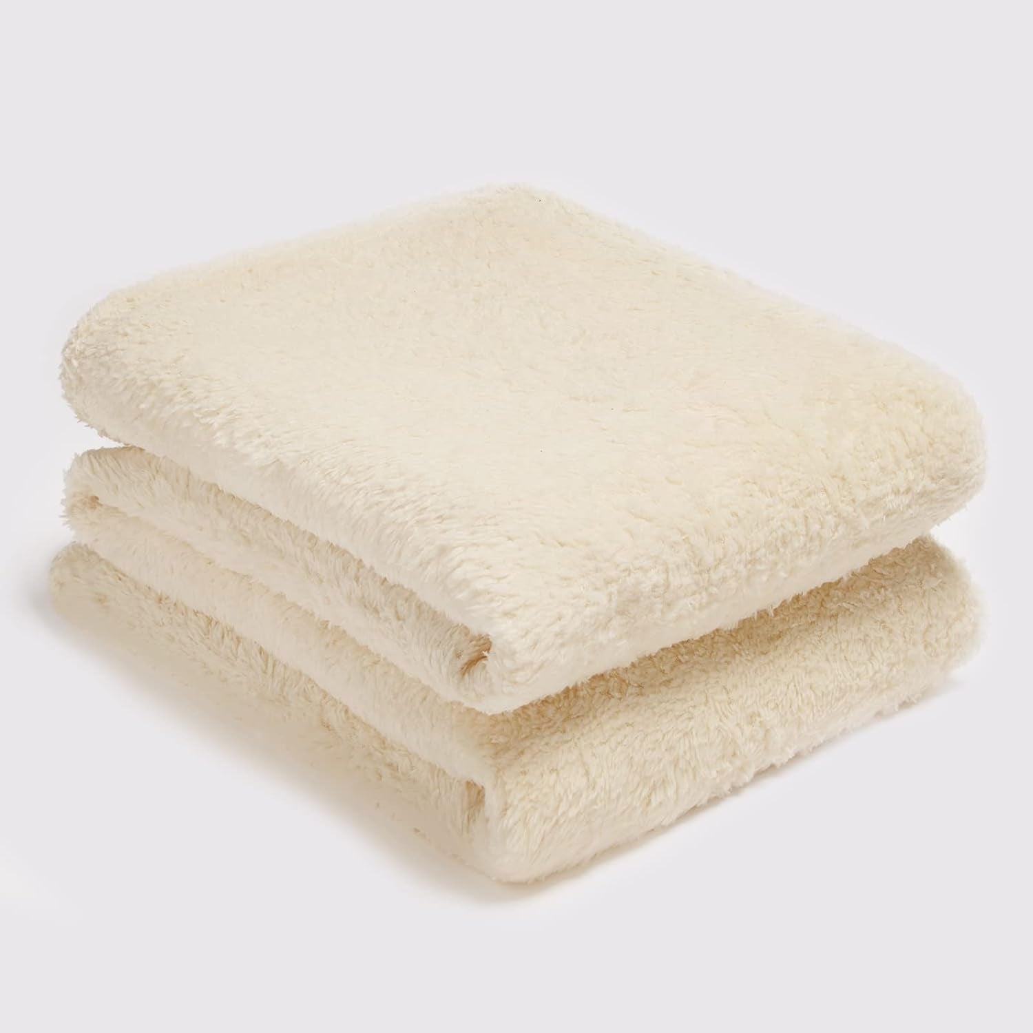 Brentford's Teddy Fleece Deken Groot Beddeken Pluche Superzacht Warm Slaapbank Sprei Zwart - 150 X 200 Cm Bedden en Dekens Besuche den Brentfords-Store Crème 125 X 150 Cm