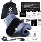 Nekstretcher met warmte, Nekstretcher voor nekpijn, Nekstretcher voor hoofdpijn, Bewolkte nek voor nekstrekking, Orthopedie Cervicale Orthopedische Kussens Naty Shop