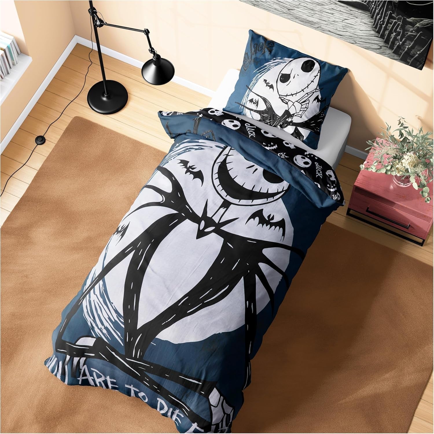 Beddengoed voor kinderen en tieners Beddengoed - kinderen Naty Shop Black Jack - Single
