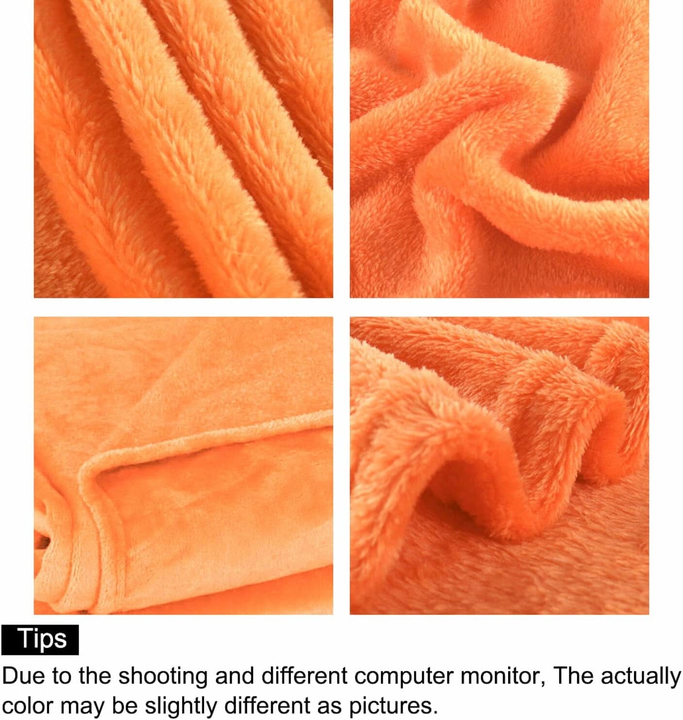 Zoekkaart Gezellige dekendeken sprei Zachte en warme fleecedeken als bankdeken Sofadeken Woonkamer- en knuffeldeken Zachte pluche wollen deken Oranje 150X200Cm Bedden en dekens Besuche den uxcell-Store