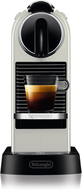Nespresso EN167.W Citiz capsule-espressomachine, hogedrukpomp en ideale temperatuurregeling, zonder Aeroccino (melkopschuimer), energiebesparende functie, 1260 W, crèmewit, 37,4 x 11,9 x 25,5 cm