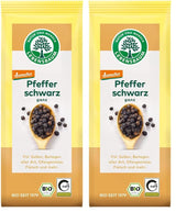 Lebensbaum Schwarzer Pfeffer, fruitig scharfer Genuss, Bio-Pfeffer für Sossen, Beilagen aller Art, Ofengemüse & Fleisch, ganz, 50 g