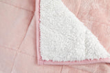 Emma Barclay verzwaarde sherpadeken, 127 x 152 cm, zachtroze Emma Barclay bedden en dekens