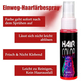 Haarlakkleur, Tijdelijke rode haarverfspray, Gekleurde rode haarverf, Wasbare haarverf, Levendig rode haarkleurspray, Instant haarverf, Carnavalshaarverf, Halloween, Cosplay, Feesthaarverf Naty Shop