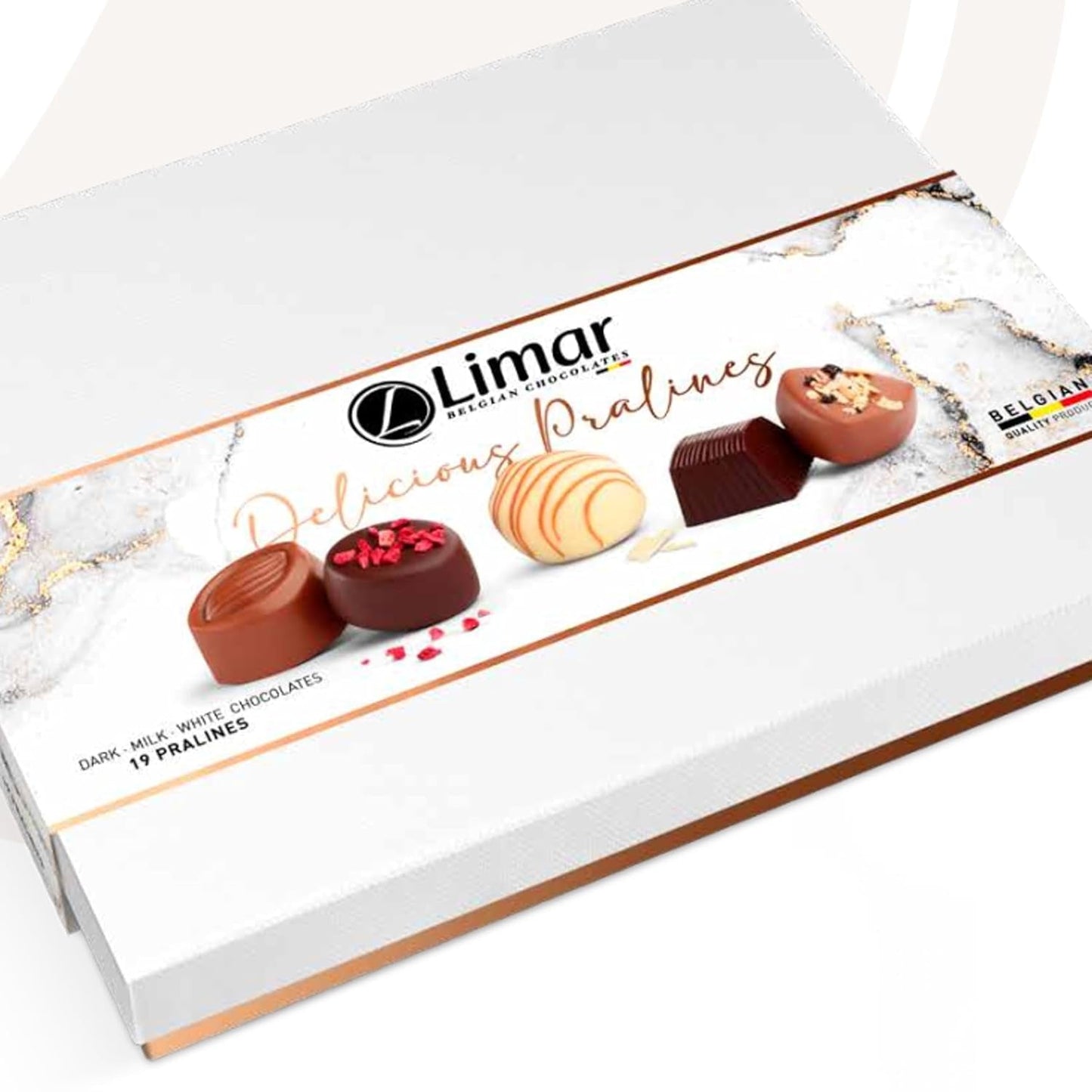 Limar Belgian Luxury Chocolates: 19 individuele lekkernijen – vervaardigd in traditionele stijl