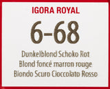 Schwarzkopf IGORA Royal Premium Hair Colour 6-68 donkerblond chocoladerood, 1 pakje (1 x 60 g) Haarverf Naty Shop