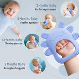 akolik Baby Bijtring 0 3 6 9 Maanden Bijtring Speelgoed en Hulp BPA Gratis Baby Bijtring Tandjes Mitts Voedsel Veilig Geschenken voor pasgeborenen