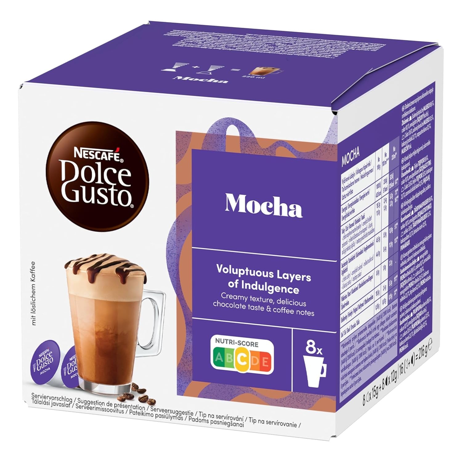 NESCAFÉ DOLCE GUSTO Mokka Kaffeekapseln 3er-pakket (3 x 16 Kapseln)