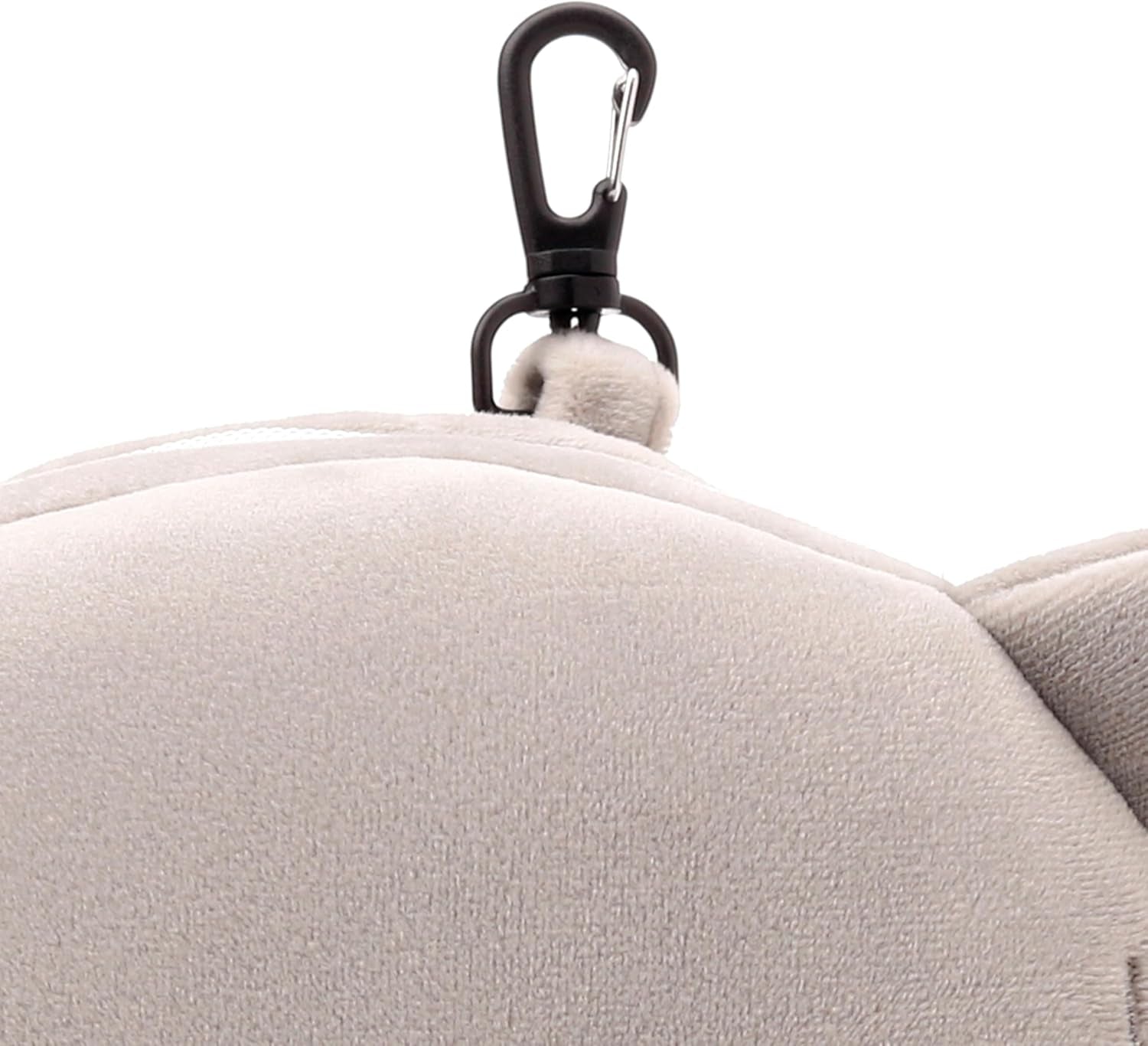 Reiskussen, rond, pluche, olifant en oogmasker, unisex, één maat, unisex, taille Unieke reiskussens Naty Shop
