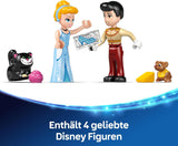 LEGO Disney Princess kasteel Assepoester en paardenkoets, set voor meisjes vanaf 6 jaar, fantastisch speelgoed met prinses Assepoester en charmante prins mini-poppen, cadeau-idee voor Disney-fans 43275 Bouwsets Beuche in LEGO-Store