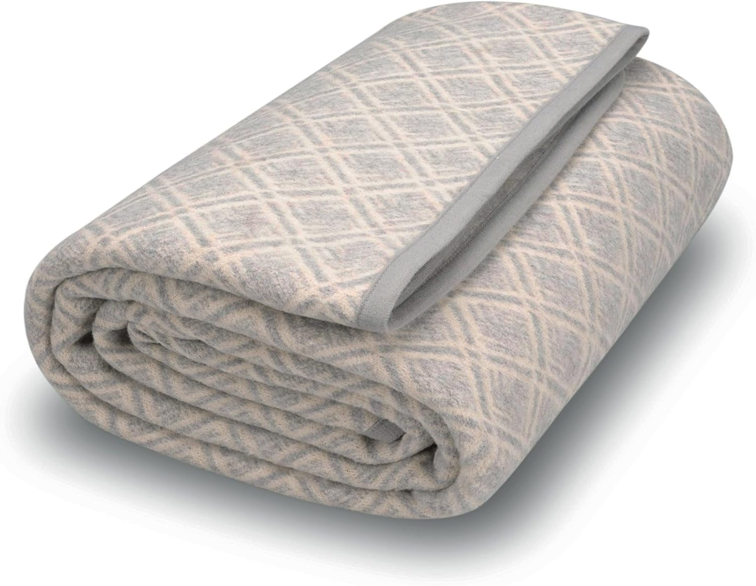 ACUSHLA 200,7 x 160 cm, 1,7 kg, deken, wollen deken, warme reisdeken, gebreide deken, decoratieve dekens voor bank, stoel, bank, bed, woonkamer, camping, geschikt voor alle seizoenen WW203 bedden en hoezen Besuche den ACUSHLA-Store grijs geruit patroon 011 79" X 63"